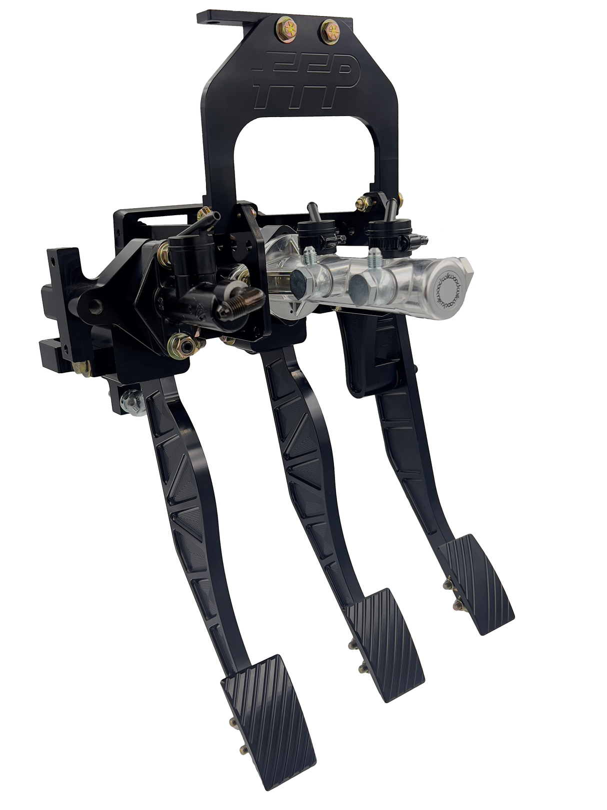 05-14 Mustang brake throttle and clutch black side view