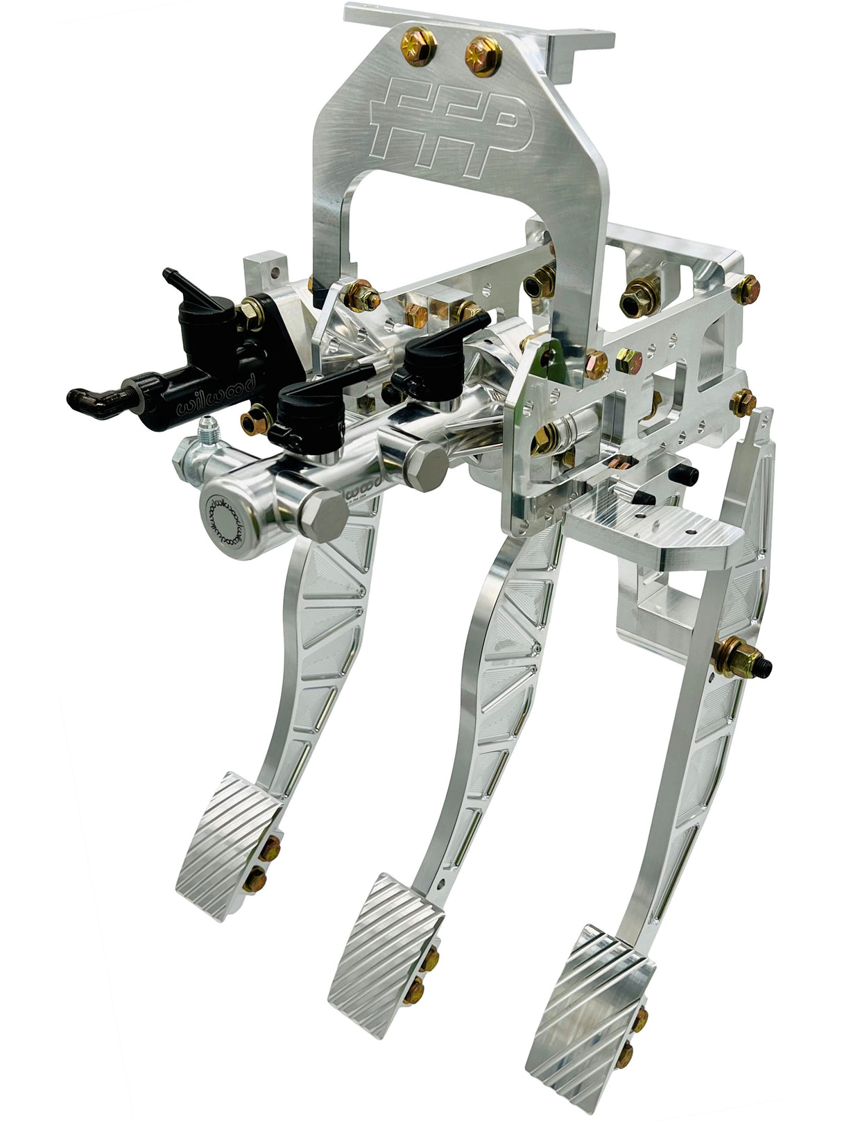 05-14 Mustang brake throttle and clutch natural finish