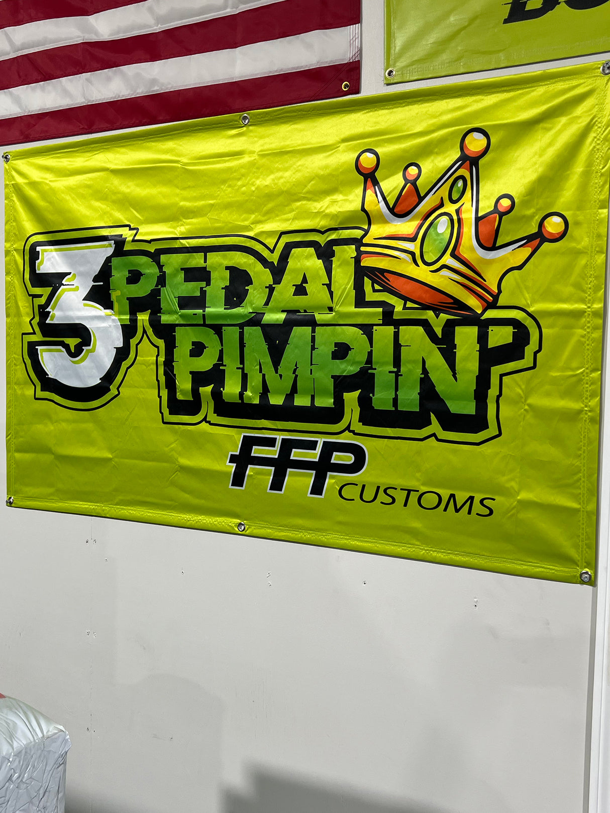 FFP Customs 3 pedal pimpin banner