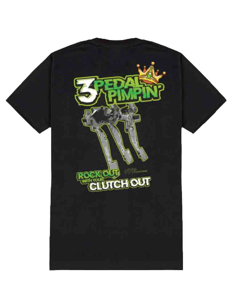 3 pedal pimpin shirt backside