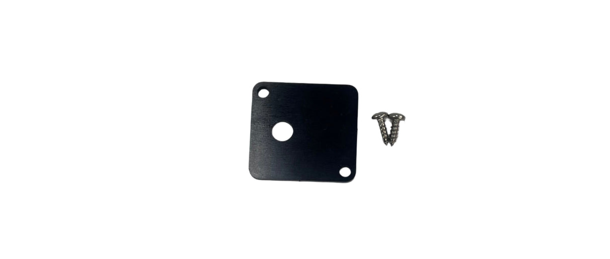79-93 Mustang throttle firewall plate black