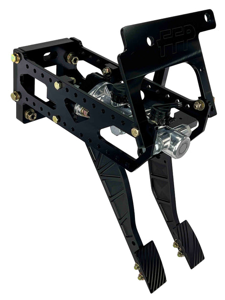 79-93 Mustang brake and throttle black side view