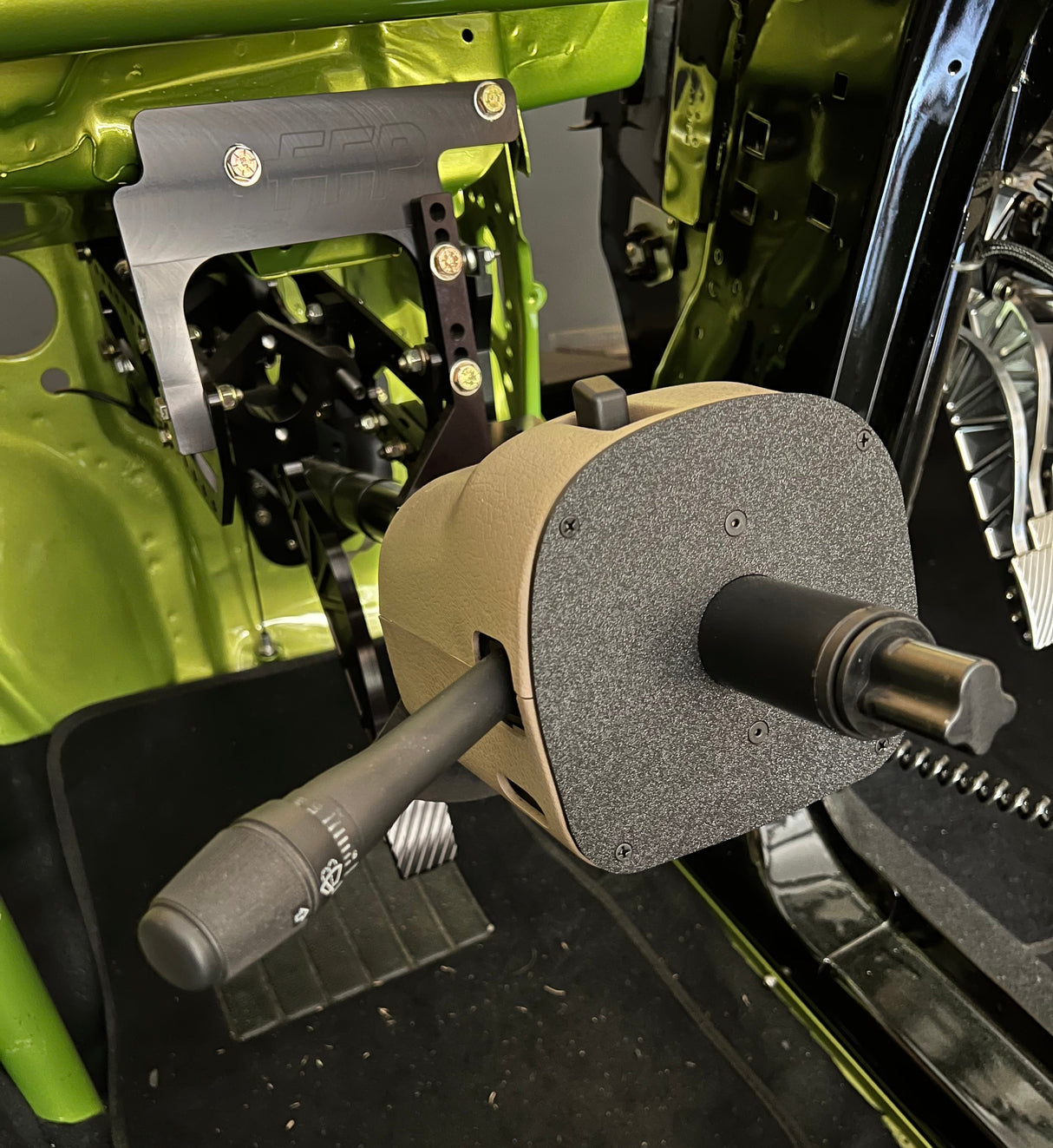 94-04 Mustang bezel cover driver side angle