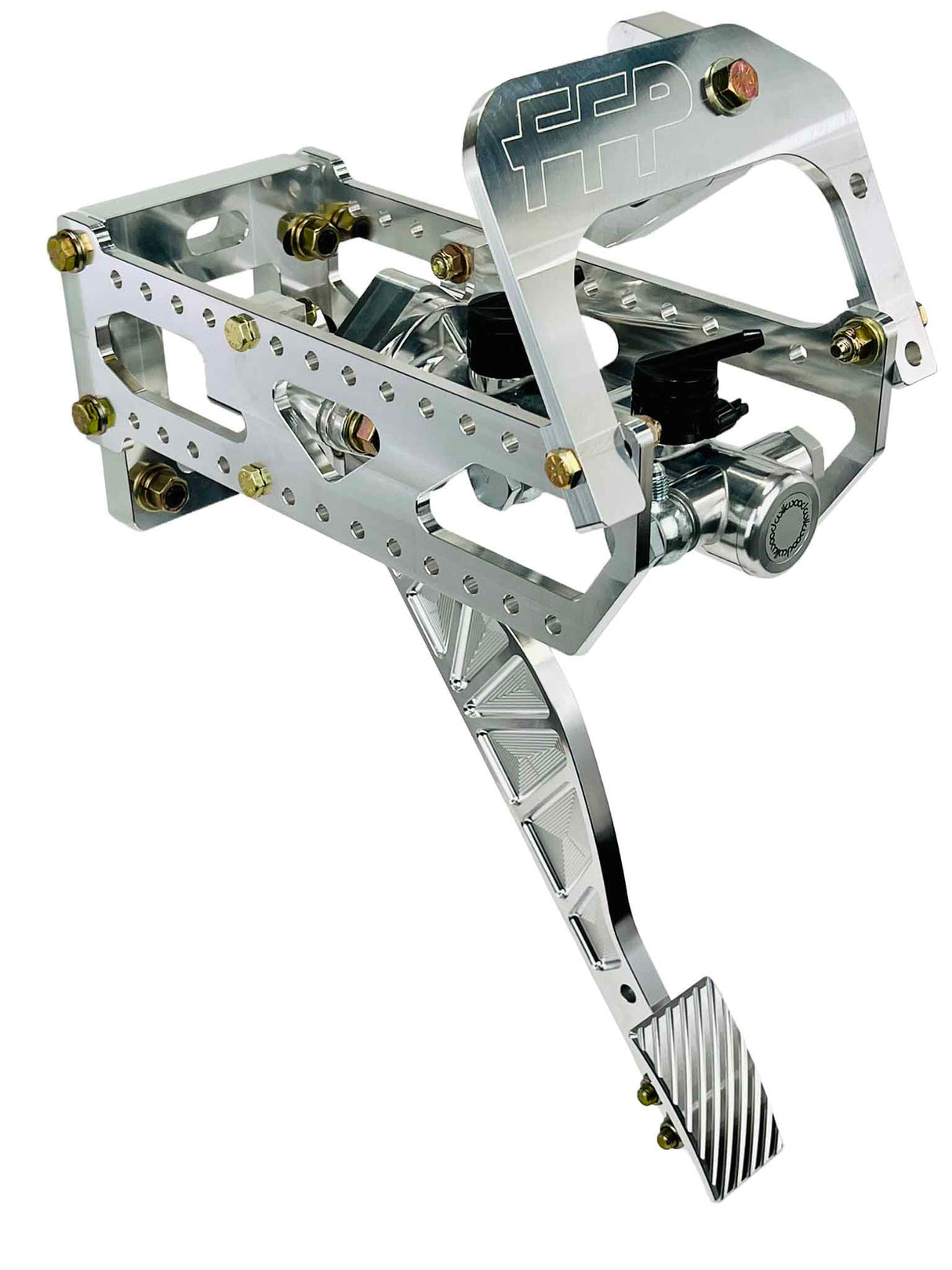 94-04 Mustang brake assembly natural finish side view