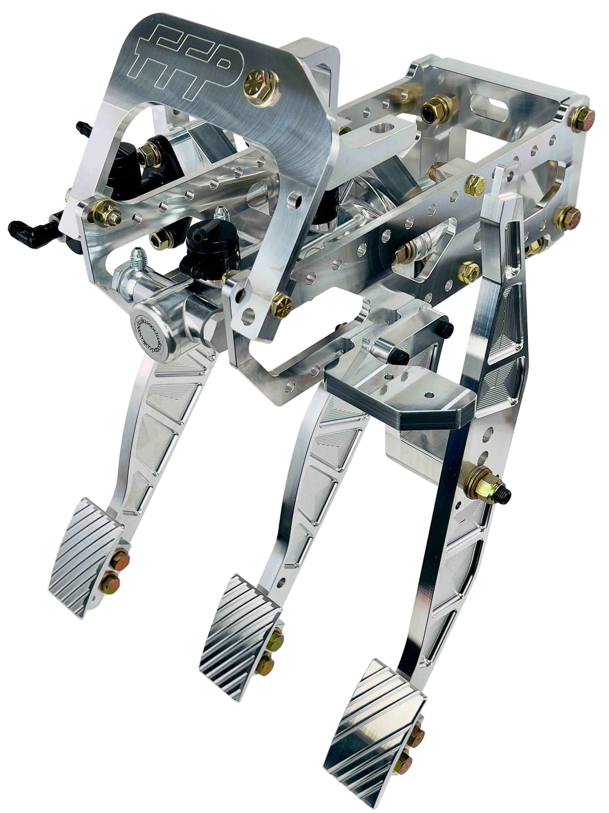 94-04 Mustang brake throttle and clutch natural finish