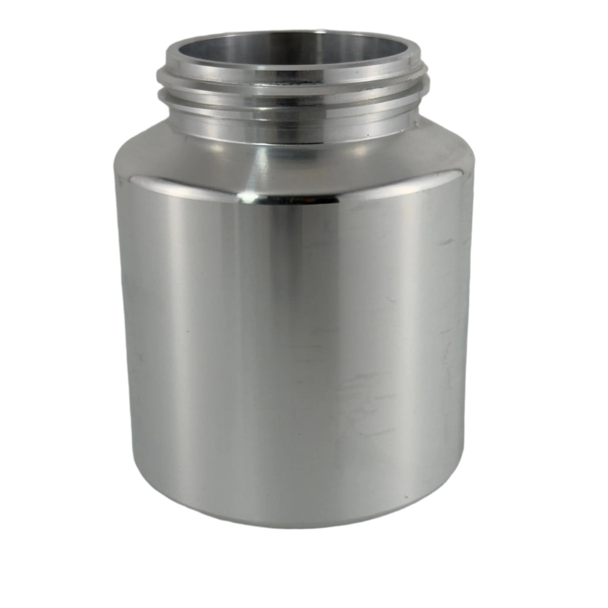 wilwood reservoir tank naural finish side view