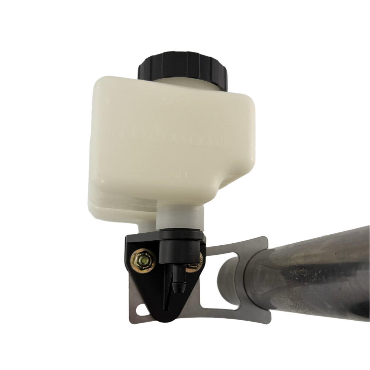 Weld On Reservoir Mount with tanks attached