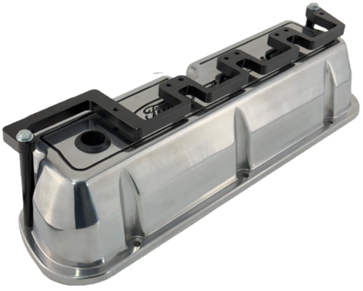 smart coil mounts installed on valve cover black