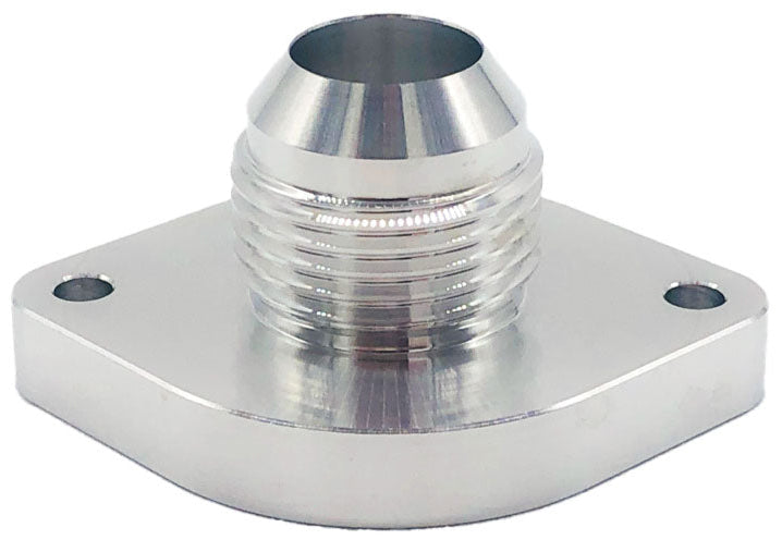 -10AN and -12AN bolt on fitting natural finish