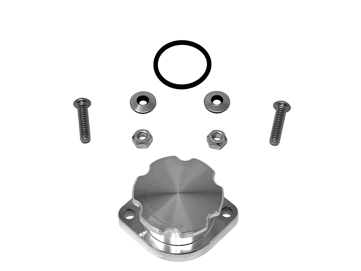 bolt on oil fill kit natural finish