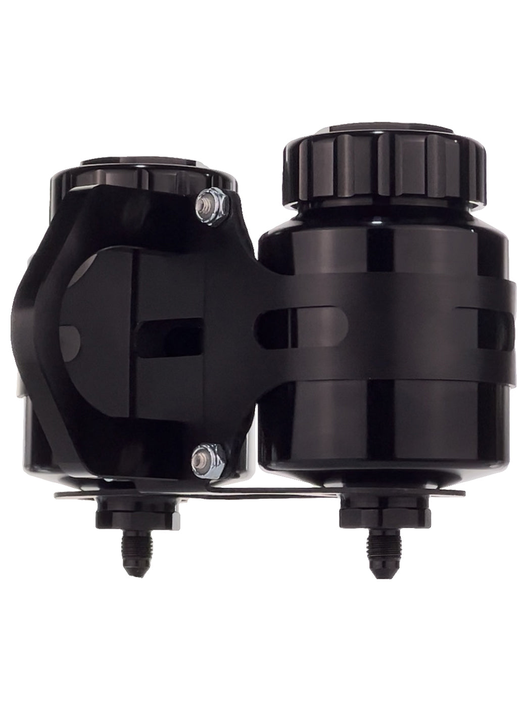 dual reservoir mount roll cage back view