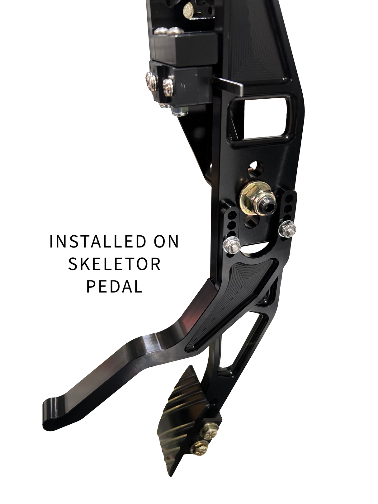 toe hook and WOT switch installed