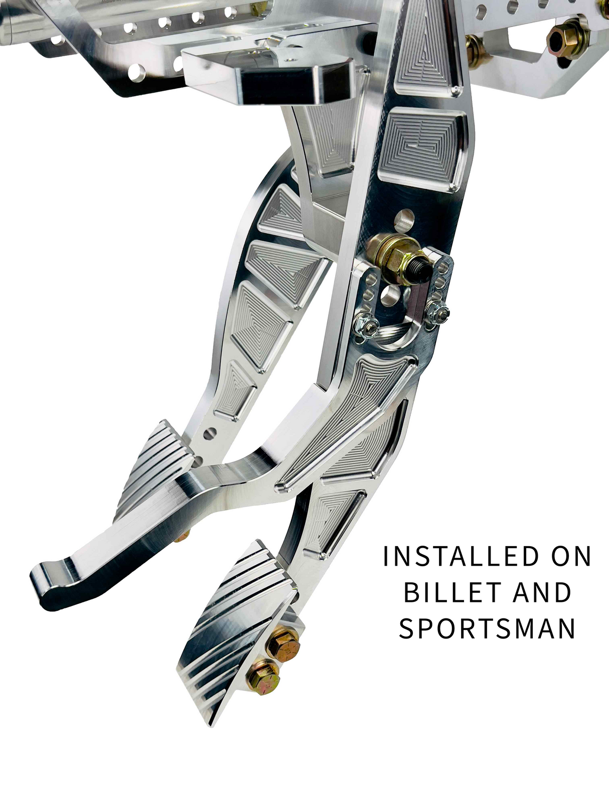 throttle pedal toe hook installed