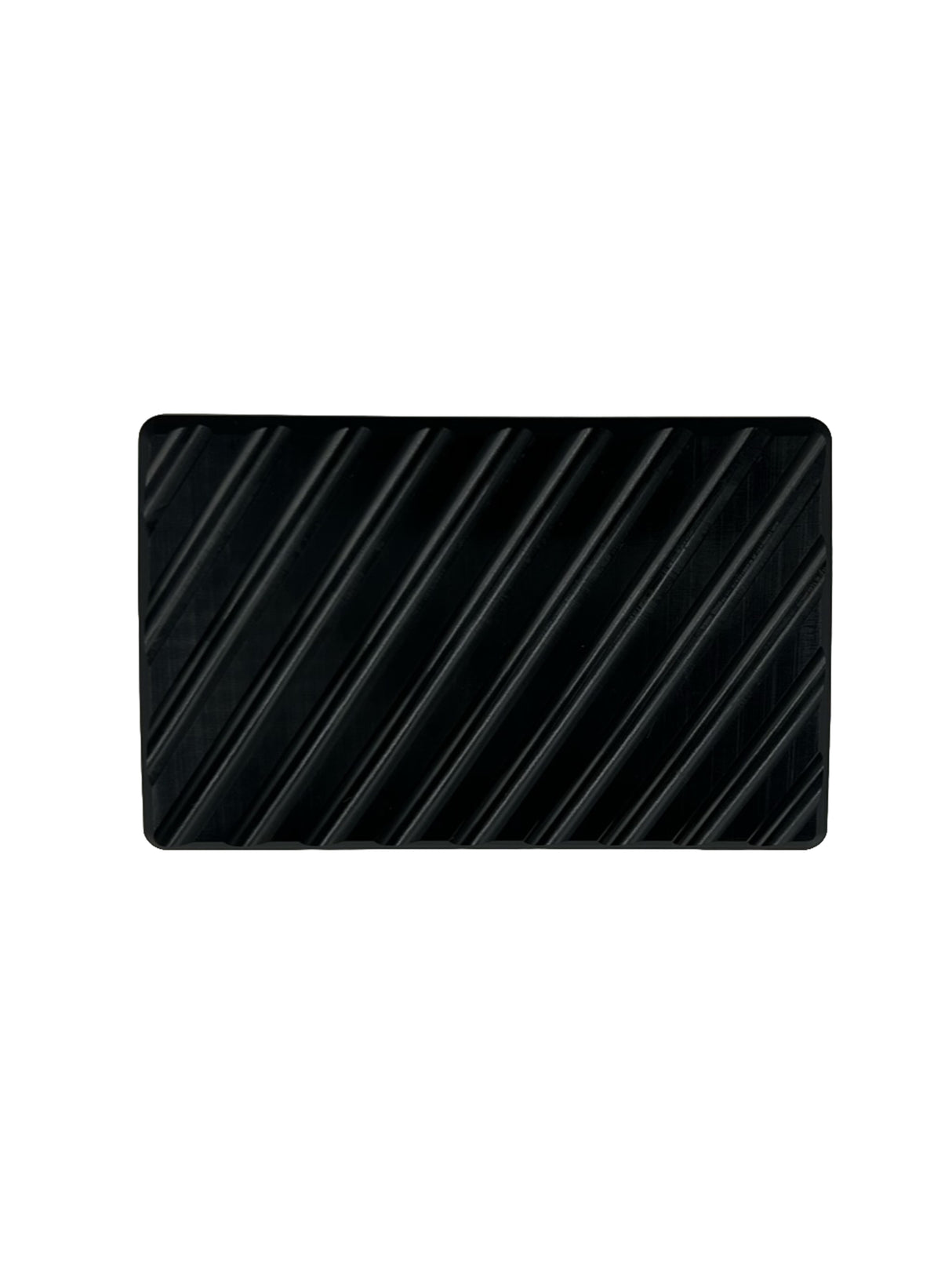 wide pedal pad black front view