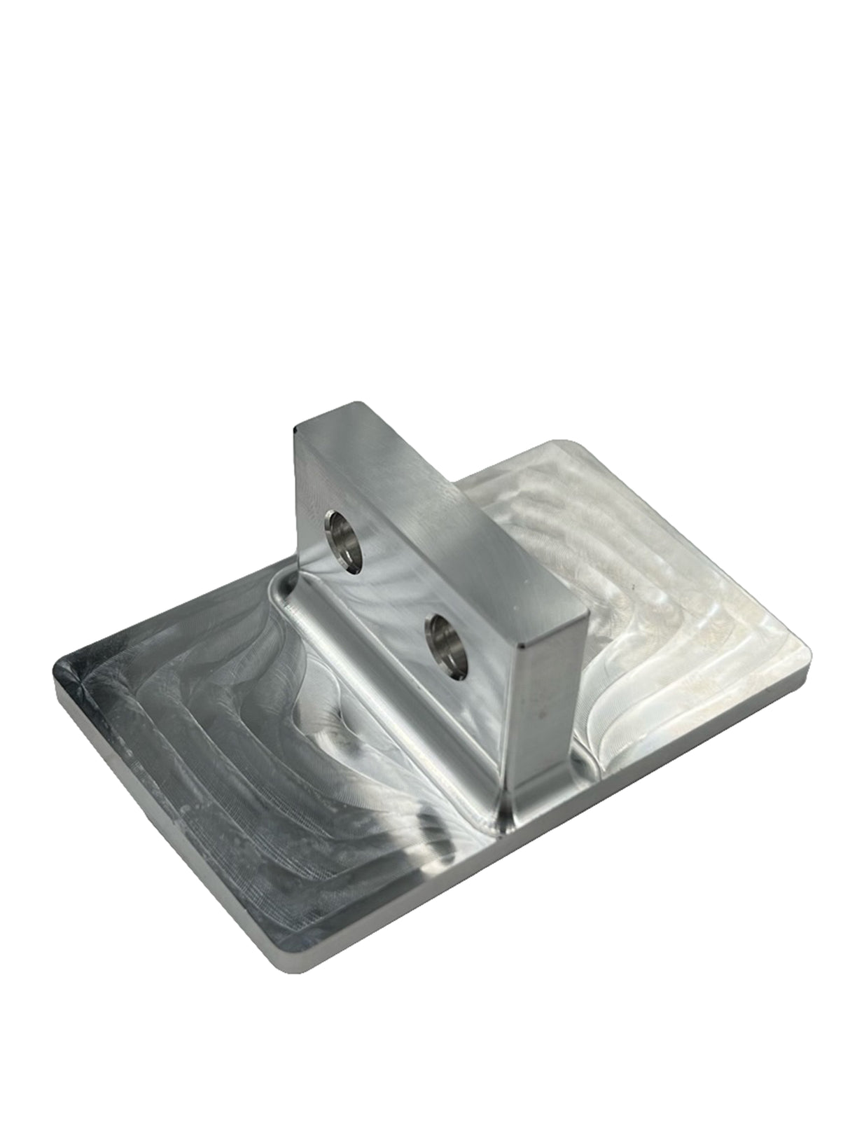 wide pedal pad natural finish back view