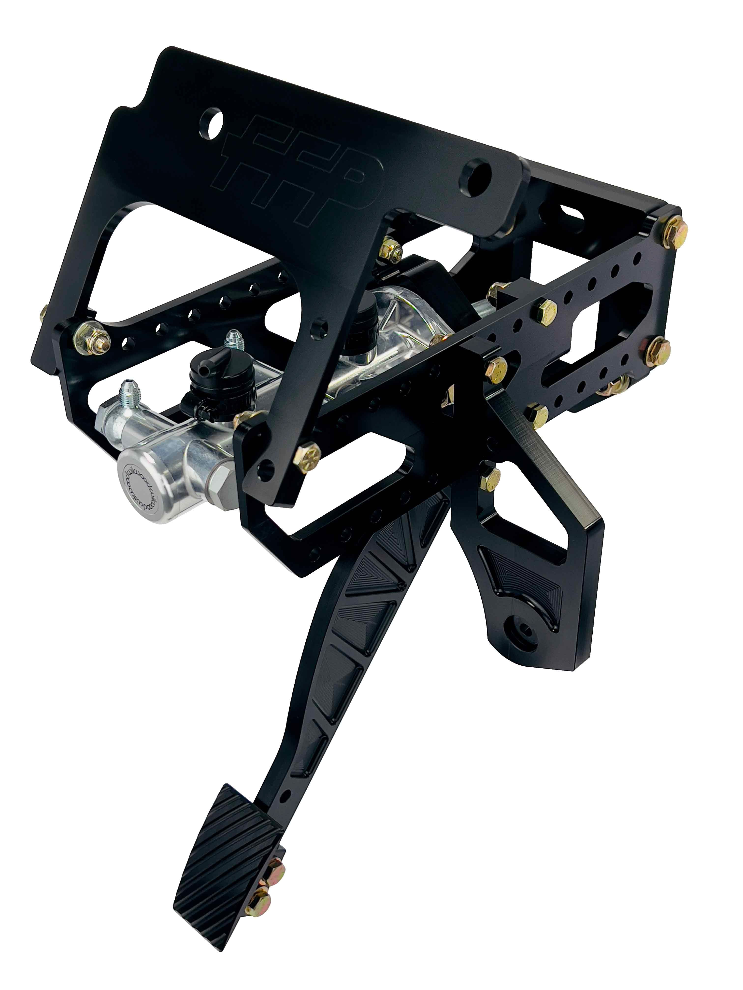 79-93 Mustang Billet Brake & Drive-By Wire Anodized Black – FFP