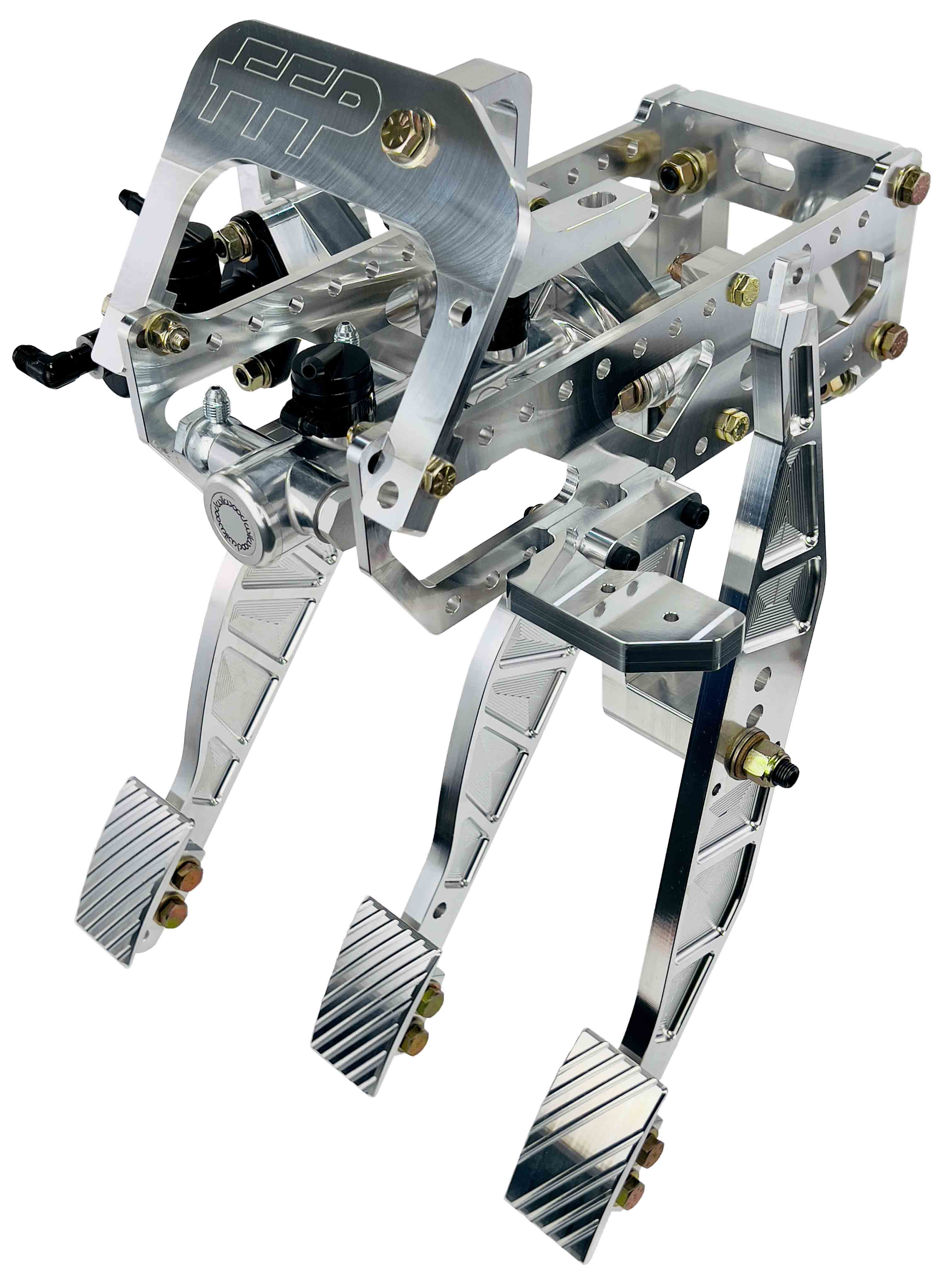 94-04 Billet Brake, Throttle, & Clutch Assembly Natural Finish