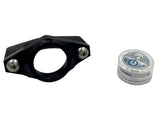 wireless light mount front view with light out black