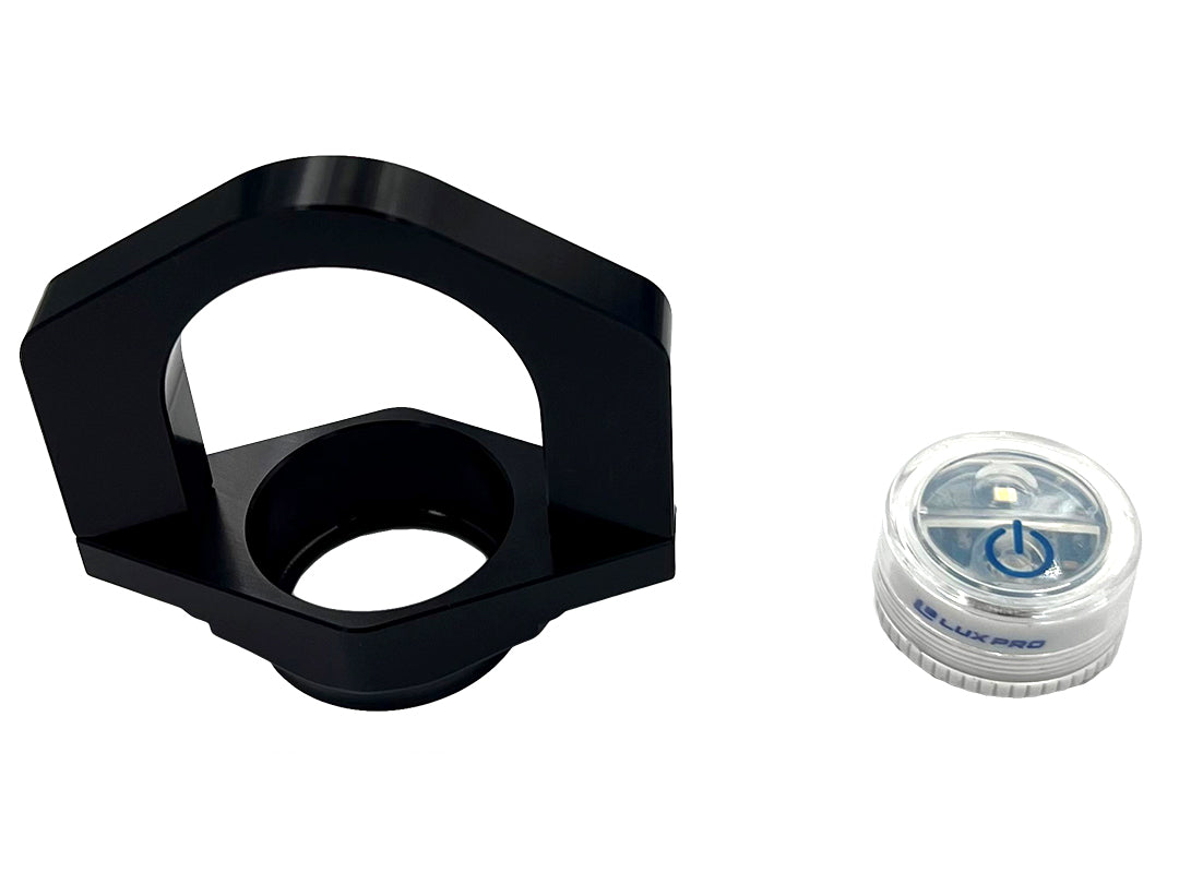 wireless light mount with light out from back side black