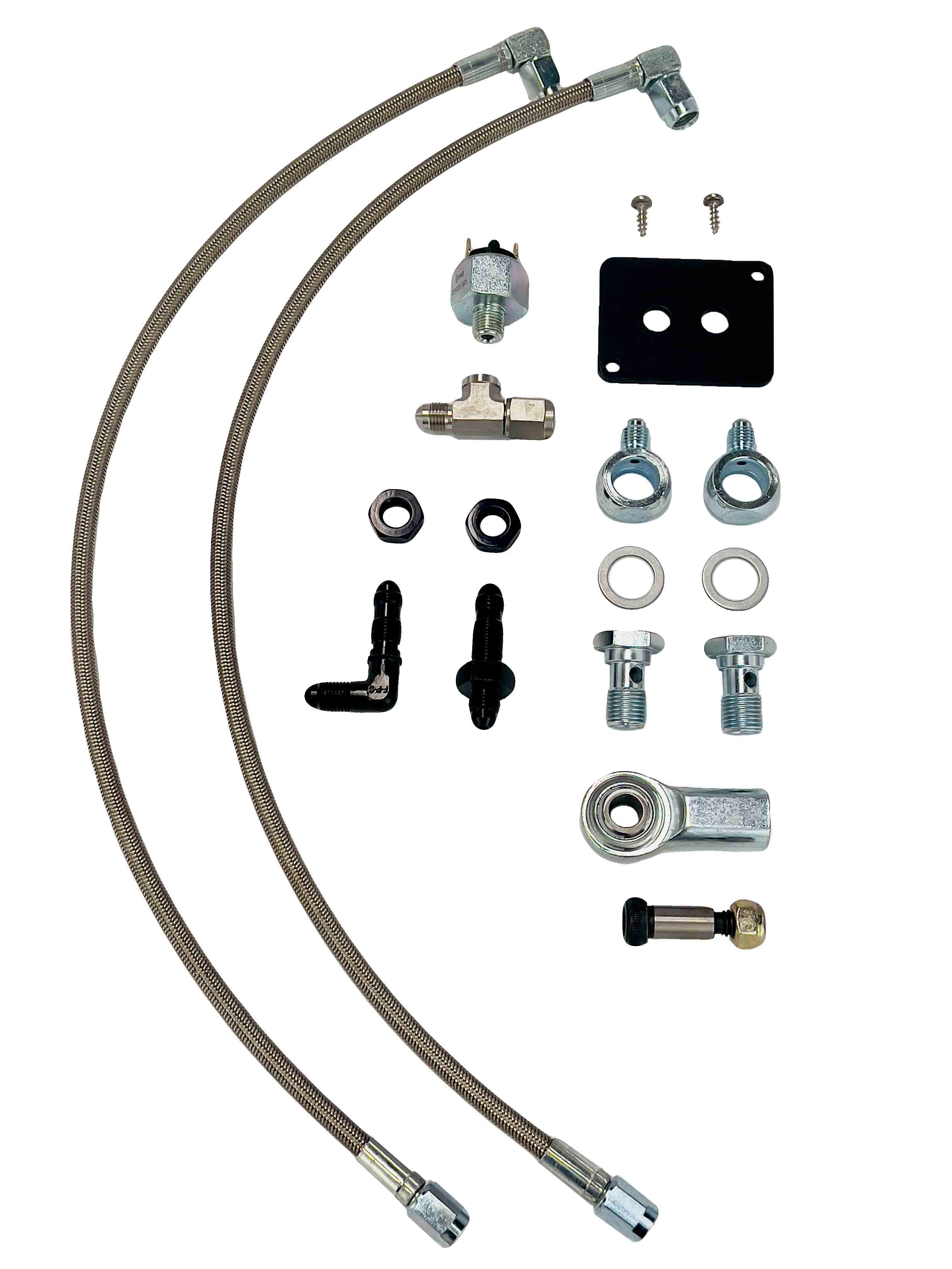 FM-550プレート 79-93 Mustang Billet Brake & Drive-By Wire Anodized Black – FFP